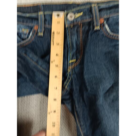 Lucky Brand Vintage Zoe Straight Jeans Womens 4/27 30X30 Blue Casual Western - Picture 13 of 15